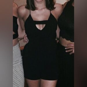 Silence + Noise Black Key Hole Romper